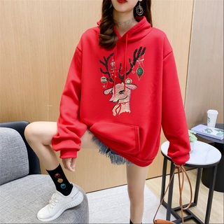 NRVP Áo hoodie tay dài phong cách Hàn Quốc 2020 trẻ trung cho nữ