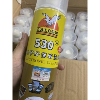 Chai xịt nước tẩy rửa, vệ sinh màn hình, keo kính, đa năng cao cấp falcon 530 dung tích 550ml