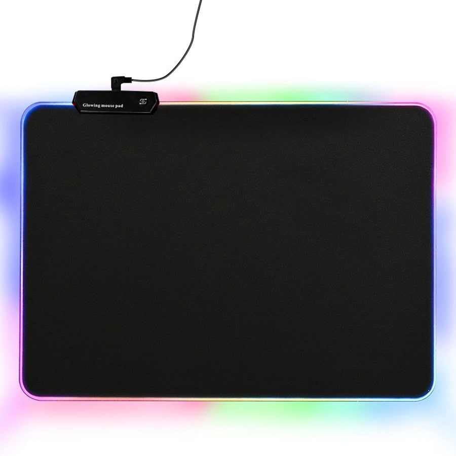 Bàn Di Chuột, Lót Chuột Pad đèn led RGB kích thước (35CM*25CM*4MM)