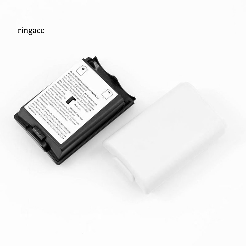 【RAC】2Pcs AA Battery Plastic Hard Back Cover Case Protector for Xbox 360 Controller