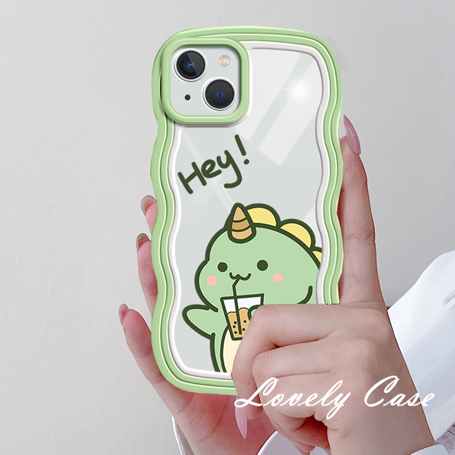 Ốp Điện Thoại Mềm Trong Suốt In Hình Rồng Trà Sữa Cho iphone 15 14 13 12 11 pro max x xr xs max 8 7 6 6s plus se 2020