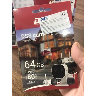 Thẻ nhớ micro SD DSS 64GB chuyên camera (bảo hành 24T)