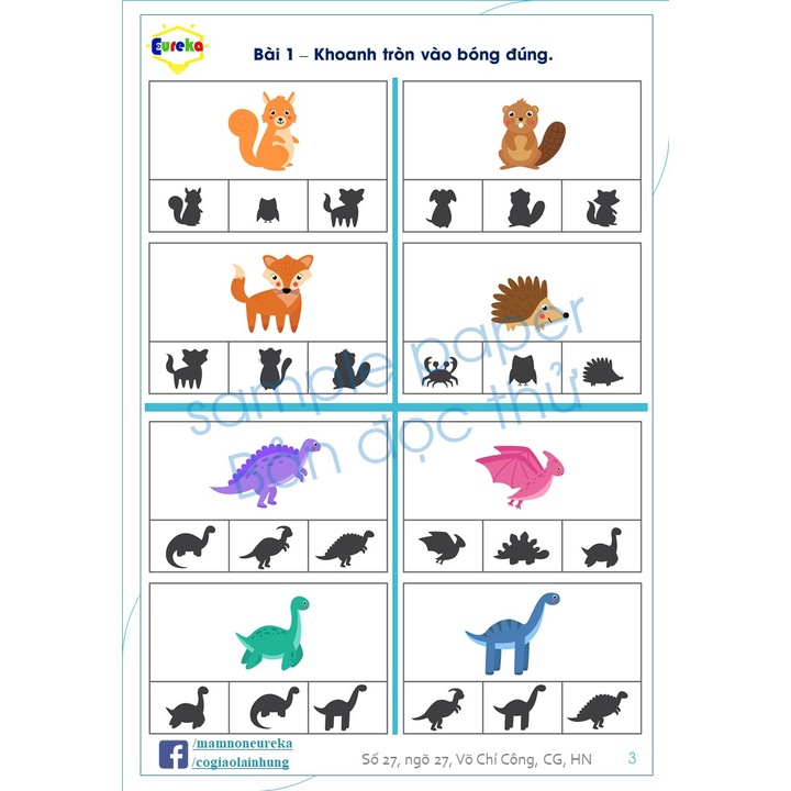 Bộ Chơi mà học Toán 5 tập - Đếm, cộng trừ, mê cung, tìm bóng, hình dạng