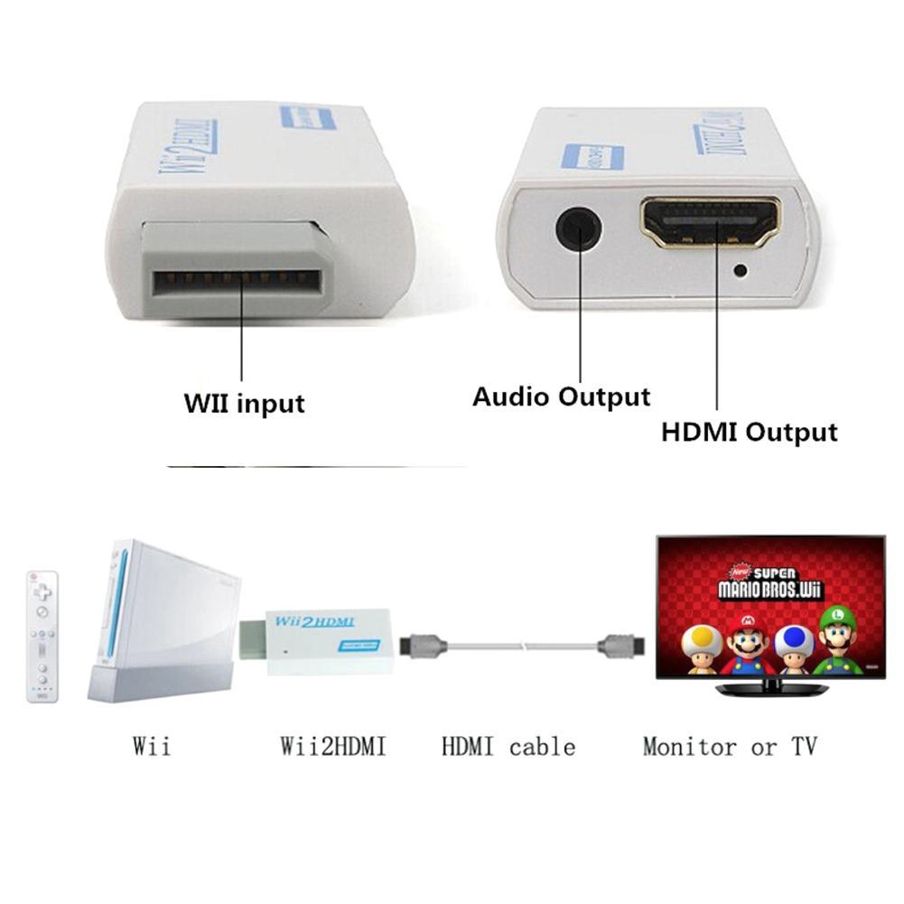 Bộ Chuyển Đổi Âm Thanh Từ Wii Sang Hdmi Wii2Hdmi Full Hd Tv F0T1