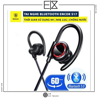 TAI NGHE BLUETOOTH BASEUS ENCOK S17 CHỐNG NƯỚC - TAI NGHE BLUETOOTH XIAOMI - TAI NGHE BLUETOOTH THỂ THAO