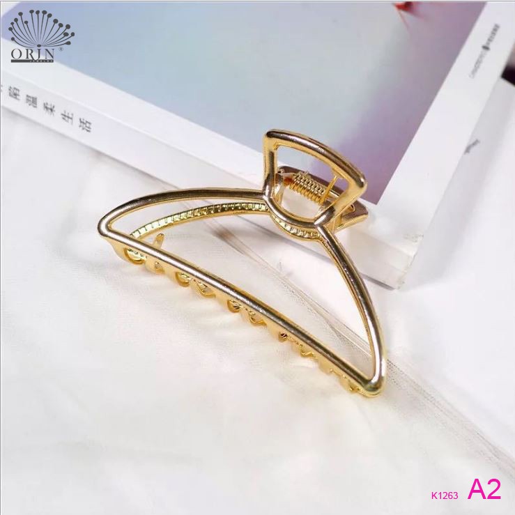 Kẹp tóc, kẹp càng cua kim loại phong cách thời trang Orin K1263