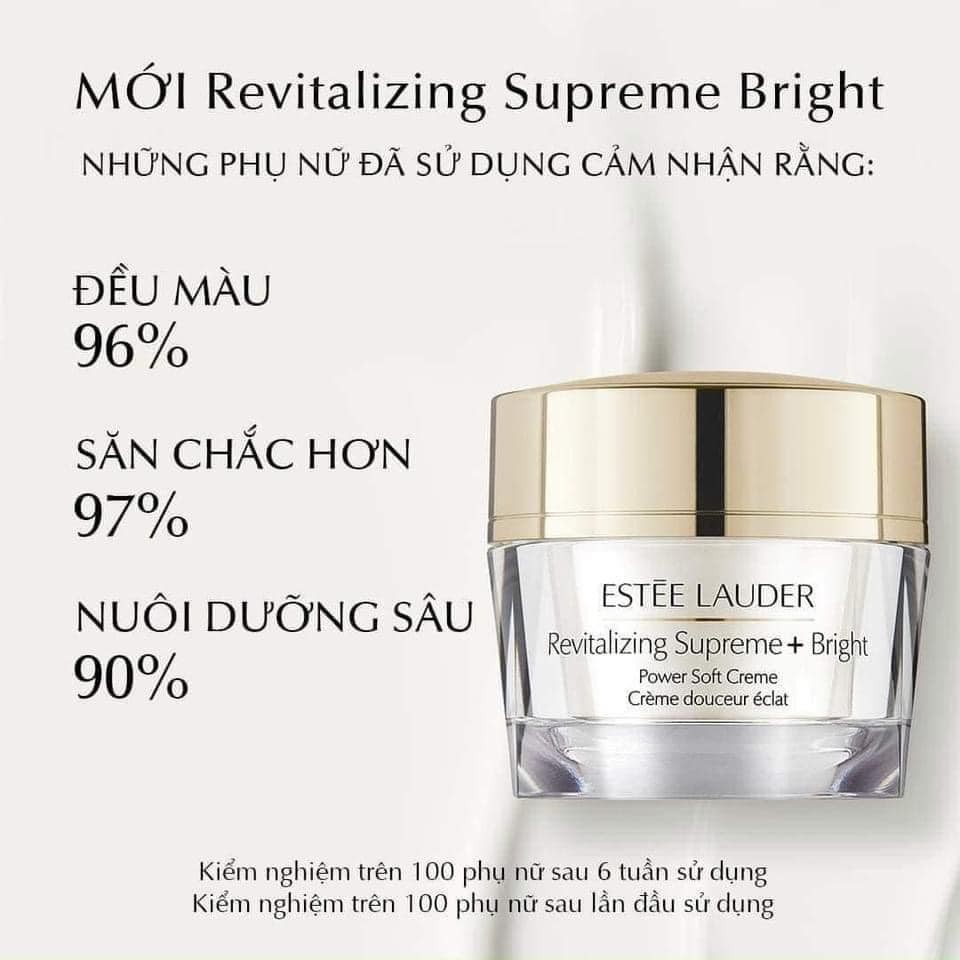 [BẢN NEW] Kem Dưỡng Trắng Và Chống Lão Hóa Estee Lauder Revitalizing Supreme + Bright Power Soft Crème