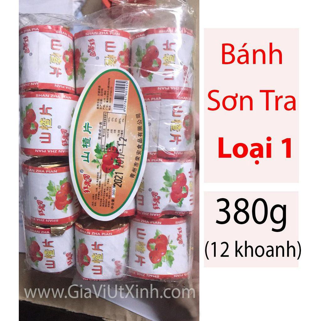 BÁNH SƠN TRA LOẠI 1 380G 12 KHOANH - SƠN TRÀ - SHAN ZHA PLAN