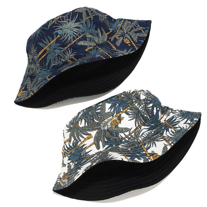 Mũ Bucket Hai Mặt In Họa Tiết Hoạt Hình Graffiti Thời Trang Cho Nam Và Nữ