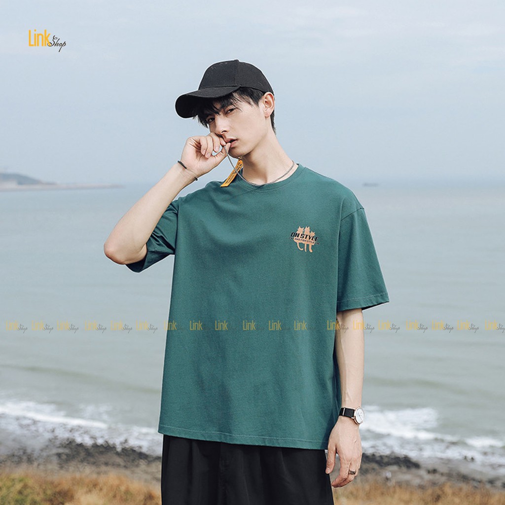 [Mã FAMARAL1 giảm 10K đơn 50K] Áo thun CAT AND FISH mèo cá độc lạ tay lỡ unisex ( Kèm Video )