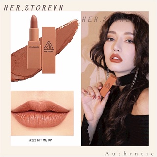 Son thỏi 3CE mà 220 HIT ME UP - Cam cháy ngả gạch