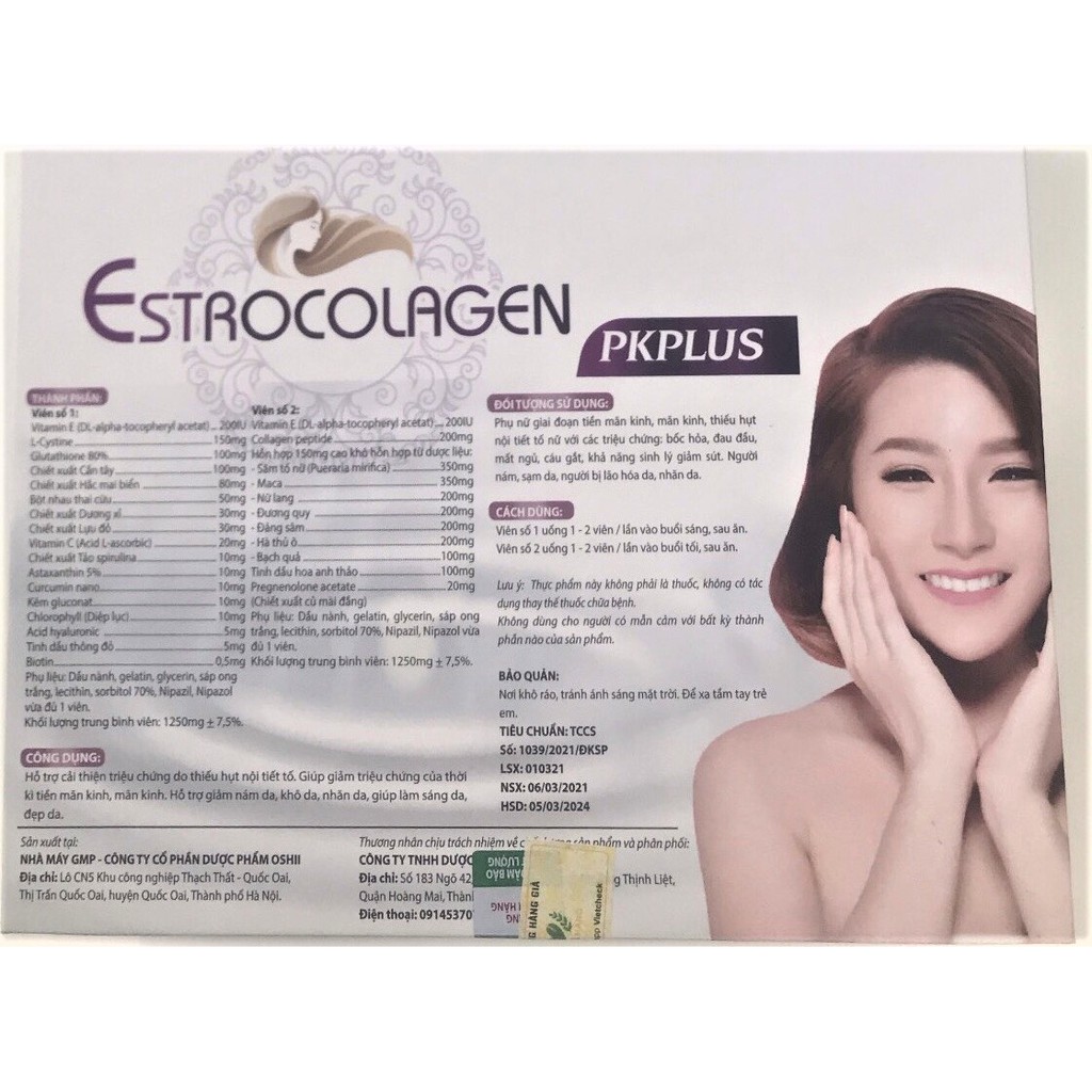 ESTROCOLAGEN- Cải thiện nội tiết tố nữ, sáng da, đẹp da | BigBuy360 - bigbuy360.vn