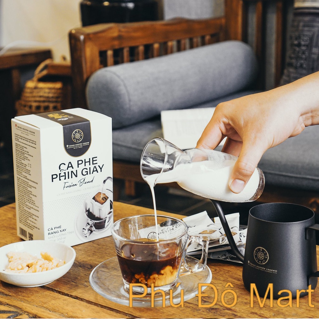 Cà Phê Phin Giấy Trung Nguyên Legend vị Americano / Vietnamese Blend / Fusion Blend _Hộp 10 túi phin lọc