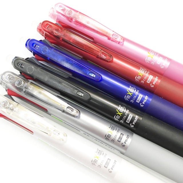 BÚT BI XÓA 3 NGÒI PILOT Frixion ball 3 colors 0.5mm