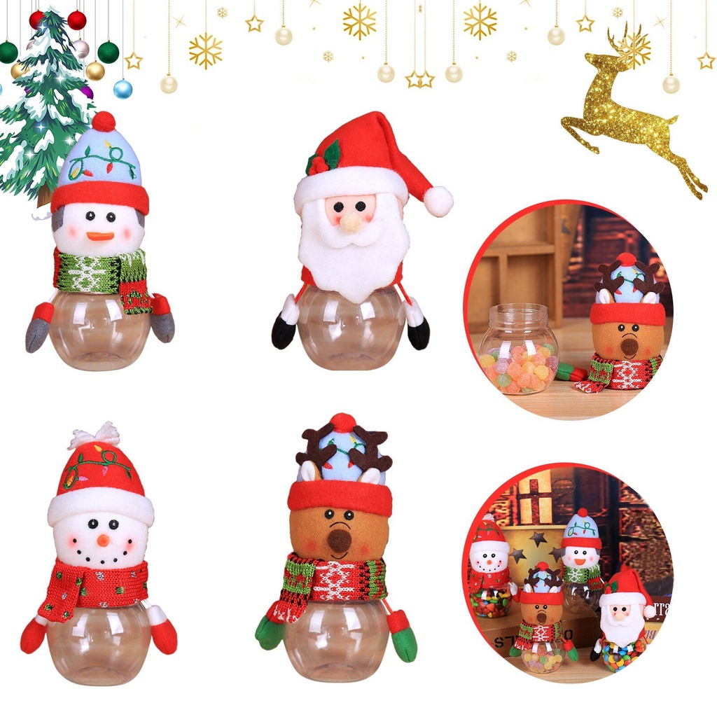 Túi Đựng Kẹo Giáng Sinh / Năm Mới Hình Ông Già Noel / Người Tuyết / Nai Sừng Tấm Sáng Tạo