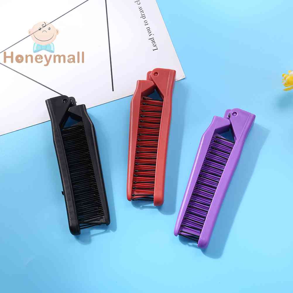 ❀Lược Nhựa Chải Râu Chống Tĩnh Điện Có Thể Gấp Gọn Bỏ Túi Tiện Dụng