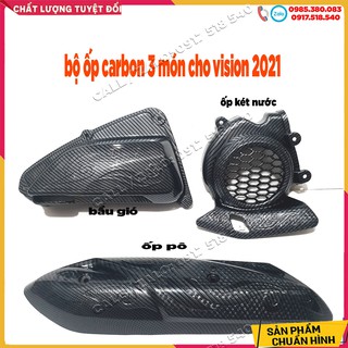 🛵 Combo 6 Món Ốp Carbon Cho Vision 2021 ( bộ 6 món ) 🛵
