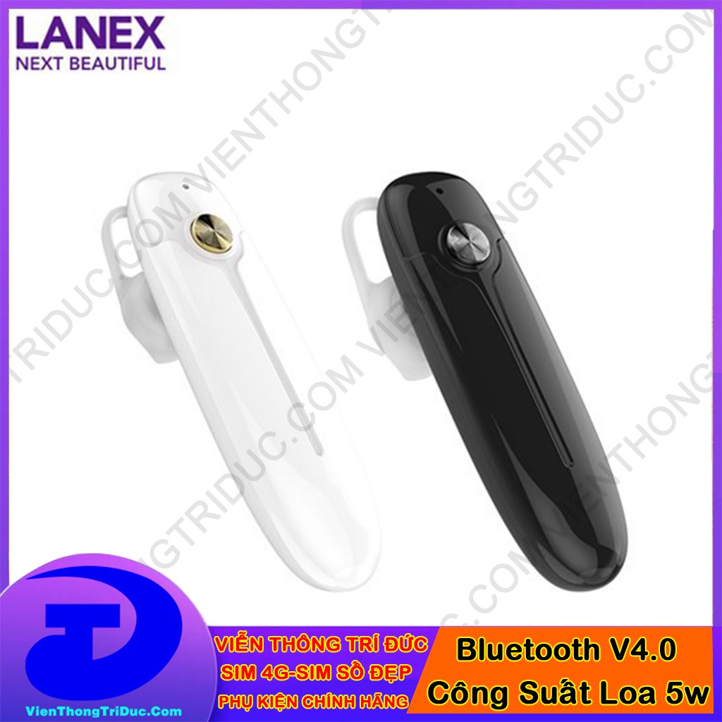 Tai Nghe Bluetooth Giá Rẻ Hoco E36 / Lanex LEP-W05 - Bluetooth V4.0 - Thiết Kế Đẹp -Âm Thanh Hay - Nghe Nhạc 8 Giờ