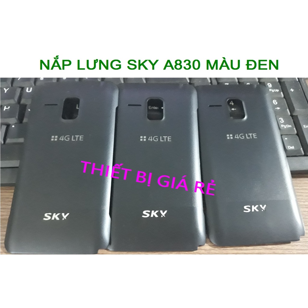 NẮP LƯNG SKY A830 MÀU ĐEN
