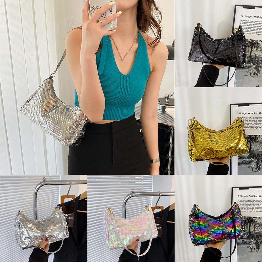 Túi đeo vai UUMIR đính kim sa lấp lánh dễ phối đồ thời trang