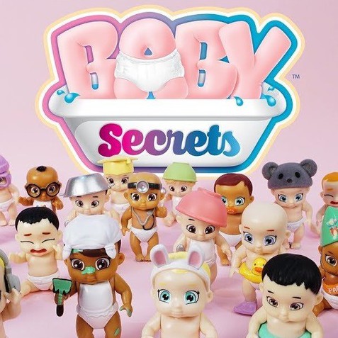 Combo 4 Bé Búp Bê Baby Secrets Sơ Sinh 7 Cm Hãng Zapf