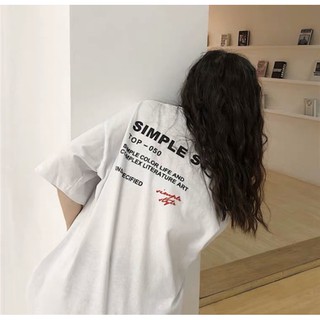 [Hàng order] Áo phông chữ simple style ( kèm ảnh thật)