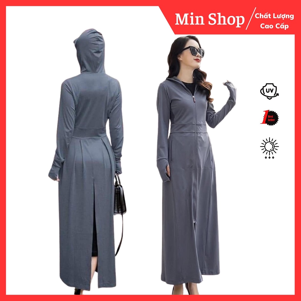 Áo Choàng Chống Nắng Nữ 2 Lớp Cao Cấp