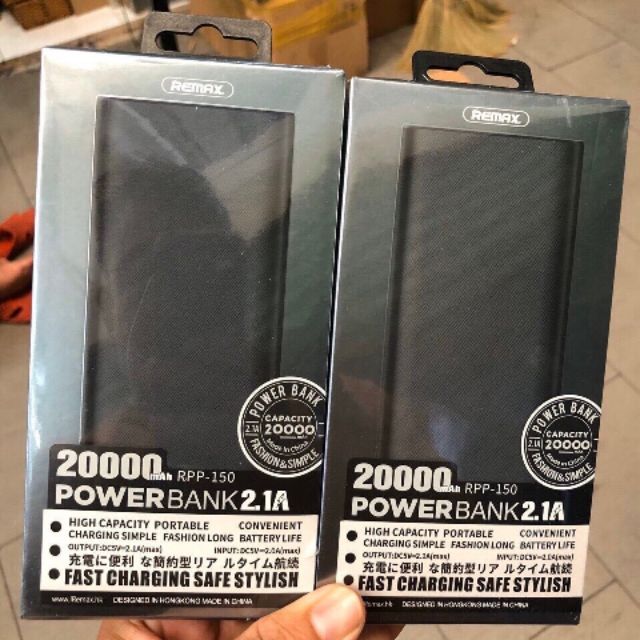 Pin Sạc Dự Phòng 20000mAh REMAX RPP-150