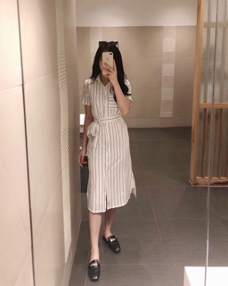 Váy xuông thắt eo