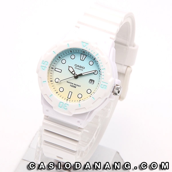 Đồng hồ nữ dây nhựa Casio chính hãng Anh Khuê LRW-200H-2E2VDR