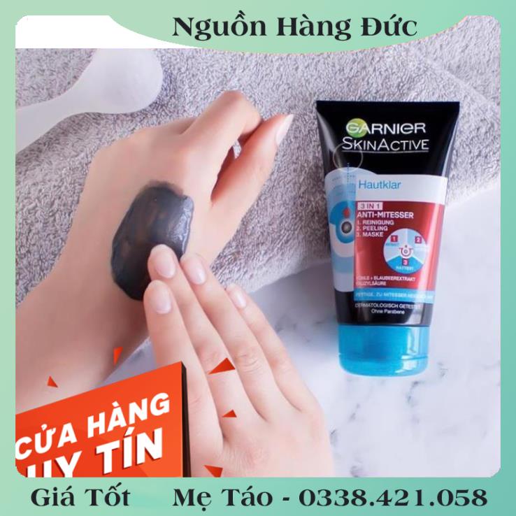 [auth] SỮA RỬA MẶT GARNIER 3IN1 CHO DA DẦU, NHỜN GIÚP SE KHÍT LỖ CHÂN LÔNG- NỘI ĐỊA ĐỨC ĐỦ BILL [Hot]
