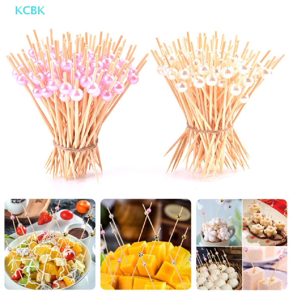 Set 100 Xiên Trái Cây / Thức Ăn Nhanh Bằng Thép Không Gỉ