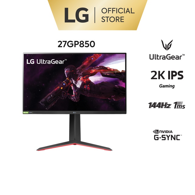 [Mã ELLGHOT giảm 7% đơn 5TR] Màn Hình LG UltraGear 27GP850-B 27&quot; QHD Nano IPS 1ms 165Hz HDR G-SYNC®