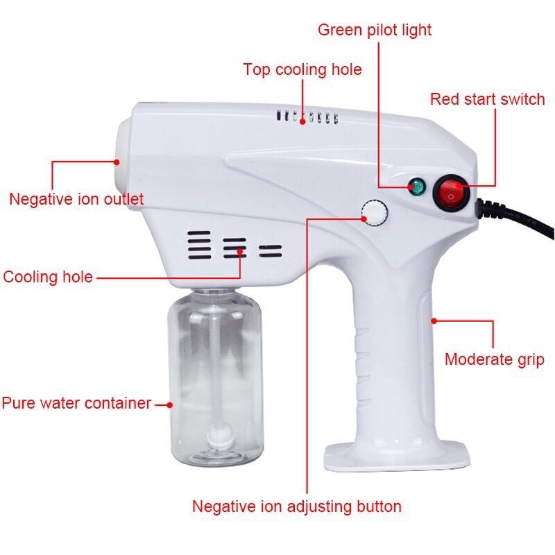 [Mã SR14MAY5 giảm 20K đơn 50K] [FreeShip] Máy Hấp Tóc Phun Sương NaNo Cầm Tay Loại 5 đèn led | BigBuy360 - bigbuy360.vn