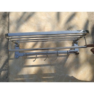 Kệ treo khăn như hình ảnh inox 304 hai tầng như hình