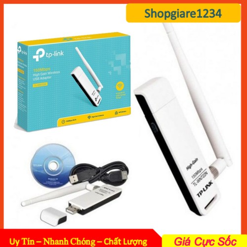 USB Thu sóng wifi TP-Link WN722N 150Mbps