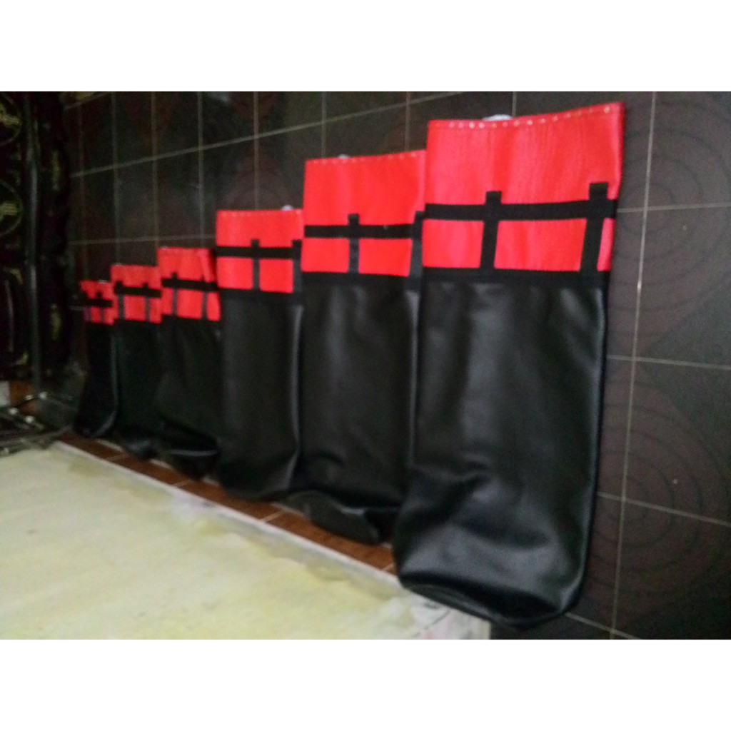 Vỏ bao cát 2 lớp 1m+dây xích treo