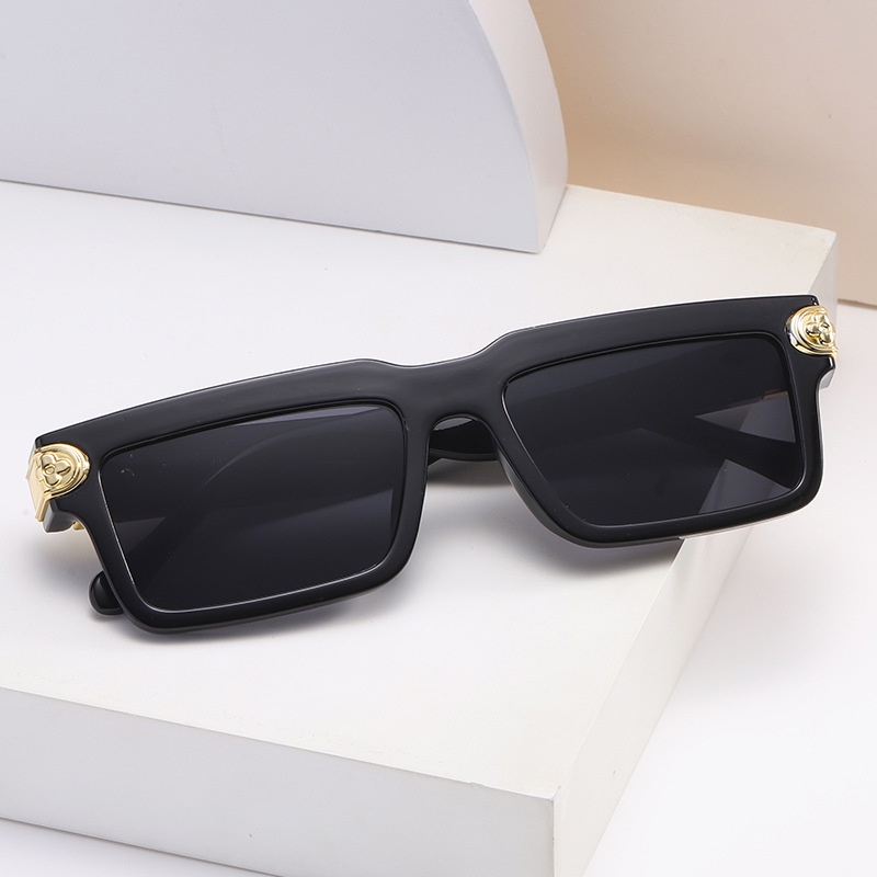 Kính Mát Thời Trang Hình Chữ Nhật Chống Tia UV400 Cho Nam Và Nữ