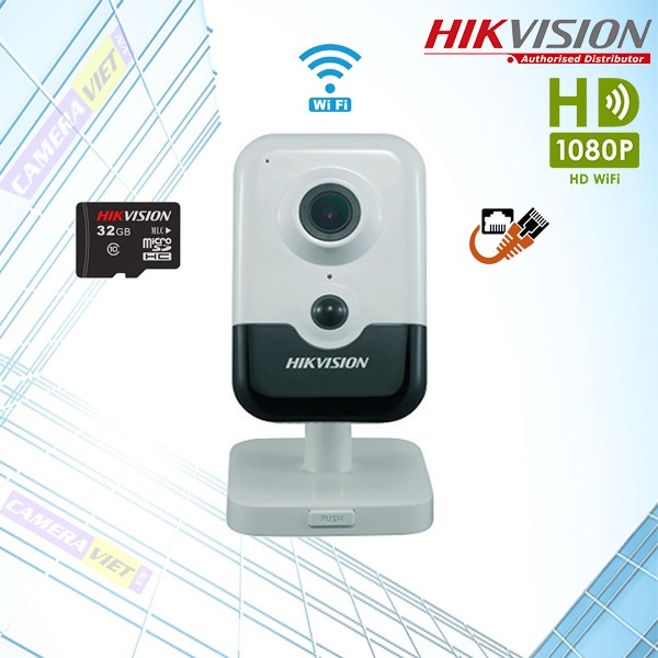 Camera IP Cube hồng ngoại không dây 2.0 HIKVISION DS-2CD2421G0-IW