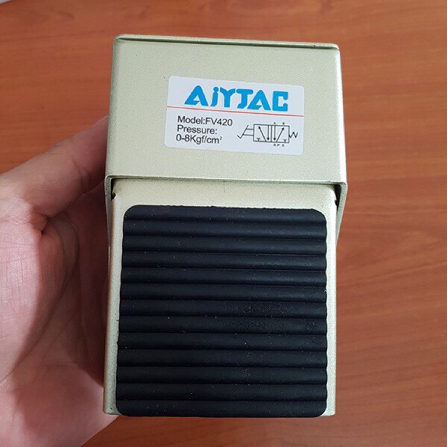 Van đạp chân khí nén FV 420 AIRTAC, BÀN ĐẠP KHÍ NÉN, BÀN HƠI KHÍ NÉN VAN ĐẠP CHÂN BẰNG HƠI FV 420