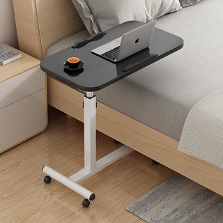 Bàn để máy tính xách tay đơn giản có thể di chuyển nâng lên đầu giường gấp cho phòng ngủ lười tập cạnh làm việc