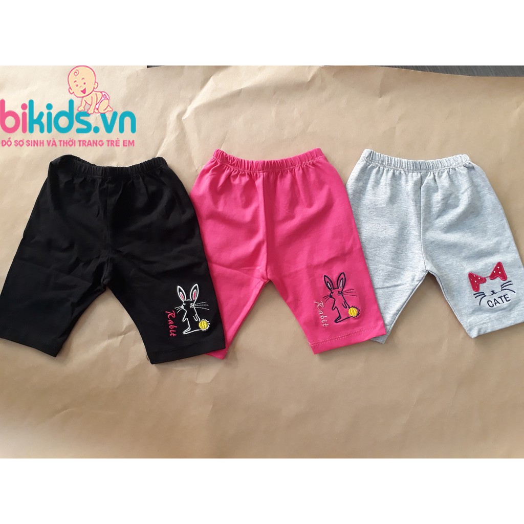 Chipkids - Quần ngố legging bé gái 1-7Y