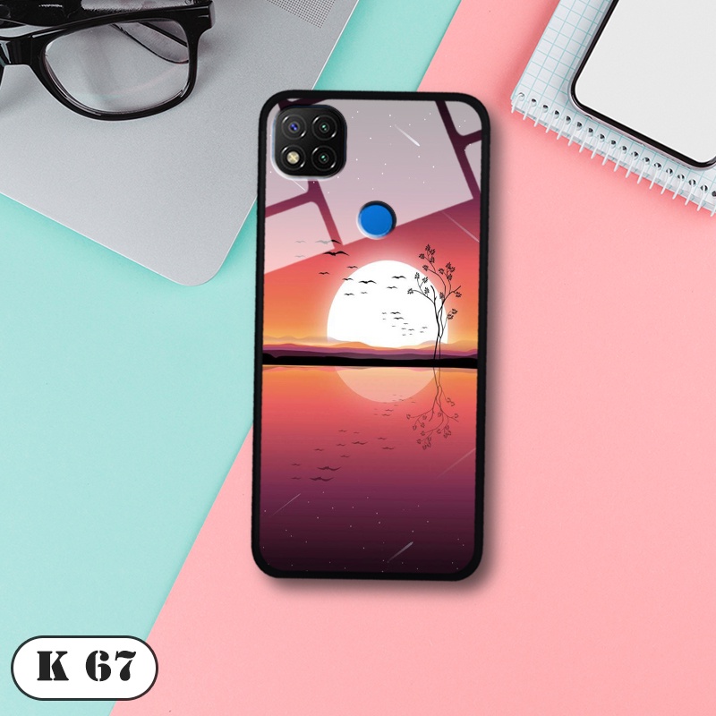 Ốp lưng Xiaomi Redmi 9C  - Lưng kính 3D