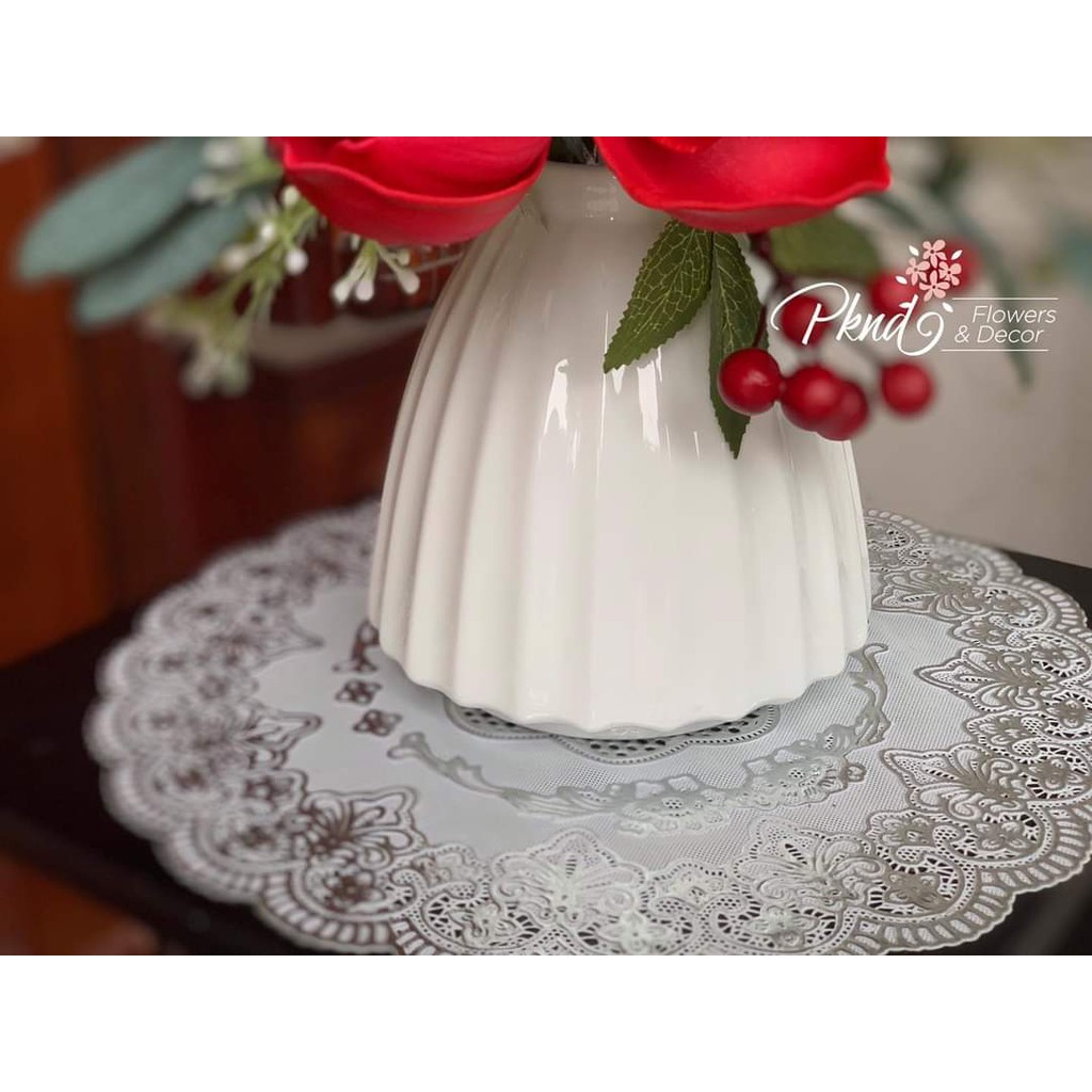 Bình hoa mộc lan giả decor đẹp PKND FLOWERS &amp; DECOR BH69