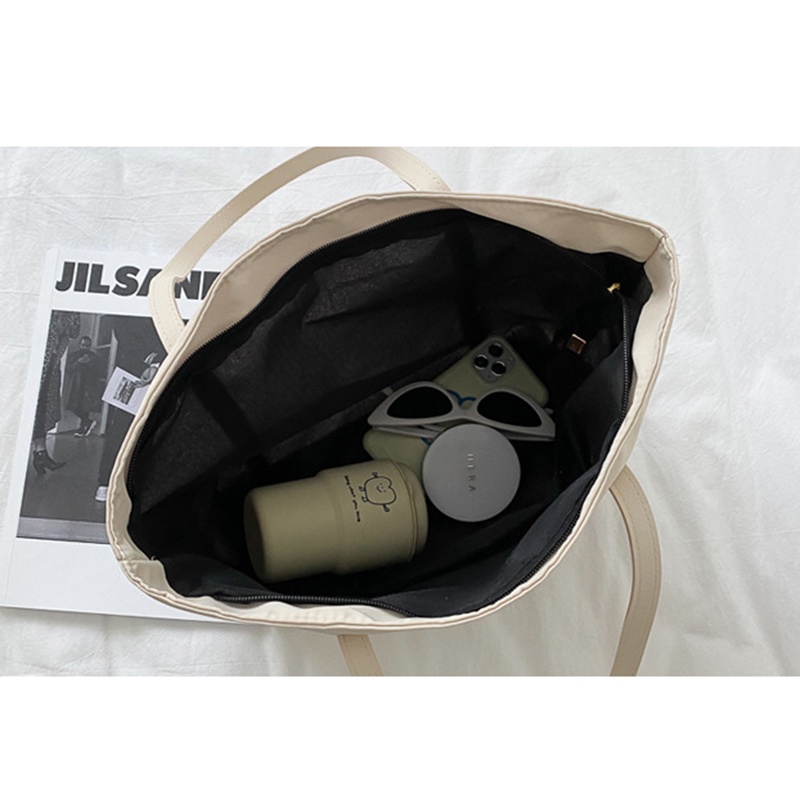 Túi Đeo Vai Bằng Nylon Màu Sắc Đơn Giản