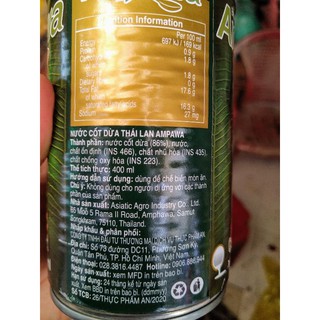 Nước cốt dừa Thái Lan Ampawa 400ml (mua nhiều giảm giá)