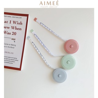 Thước Dây Cuộn Mini màu Morandi 150cm Tiện Dụng Phong Cách Hàn Quốc - Aimee.decor