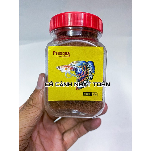THỨC ĂN DINH DƯỠNG, CAO CẤP CHO CÁ CẢNH PREAQUA THÁI LAN 50G