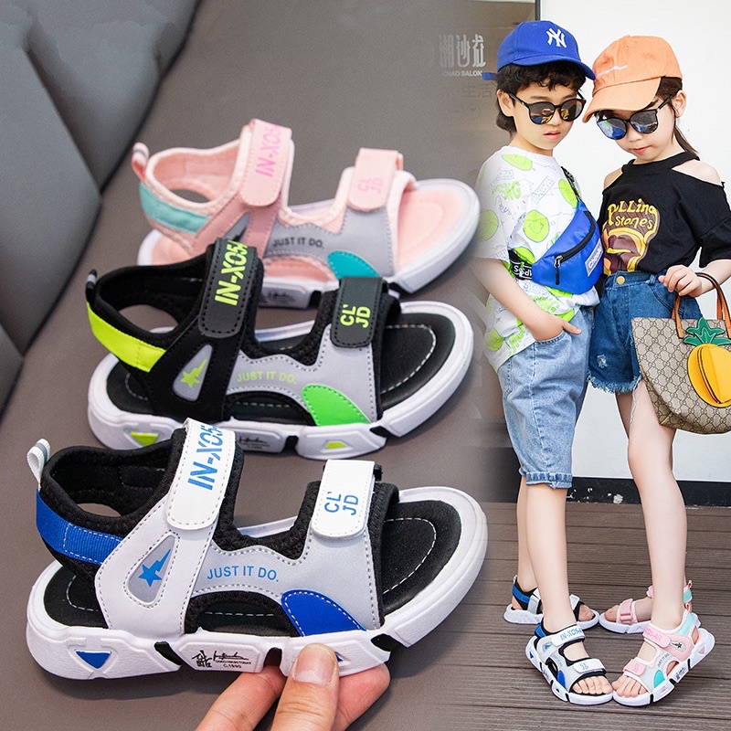 Dép sandal bé trai bé gái đi học kiểu dáng thể thao siêu đẹp chất liệu cao cấp thiết kế ôm chân siêu bền