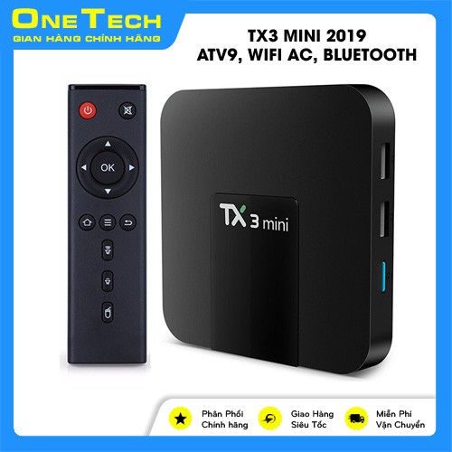 Android Box TX3 Mini 2019, Ram 2GB, Rom 16GB, Wifi AC, Bluetooth, Android TV 9.0